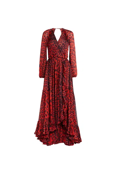 Roberto Cavalli Dress In Red