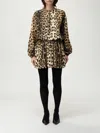 Roberto Cavalli Knee Length Dress Leopard Print In Brown