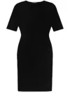 Roberto Cavalli Openwork-areas Mini Dress In Black