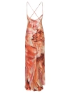 ROBERTO CAVALLI ROBERTO CAVALLI DRESSES ORANGE