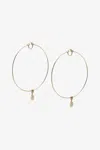 Roberto Cavalli Earrings With Shell In Gold