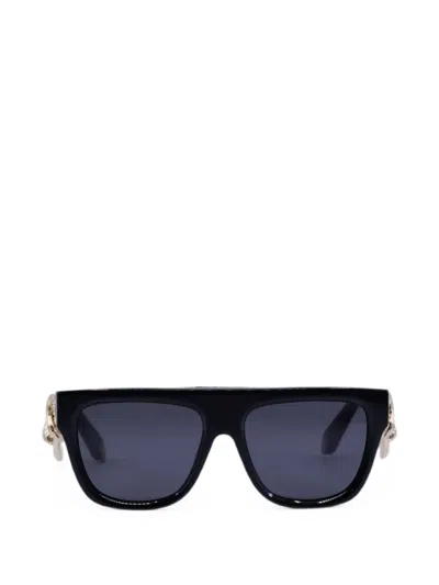 Roberto Cavalli Eckige Sonnenbrille Mit Schlangen-detail In Blue