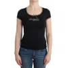 Roberto Cavalli Black Elastane Top In Black