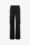 Roberto Cavalli Elegant Cargo Pants In Black
