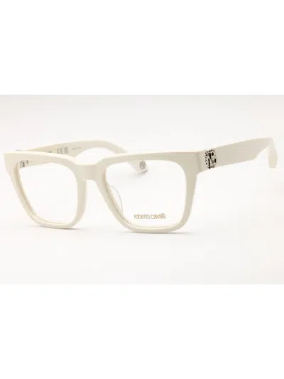 Roberto Cavalli Elegant Rectangular Eyeglasses For Women In Neutral