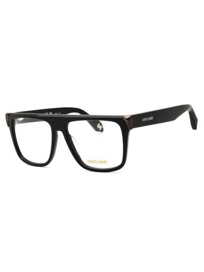 Roberto Cavalli Elegant Rectangular Eyeglasses For Women - Vrc25v In Black