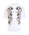 Roberto Cavalli Elements Foulard T-shirt In White