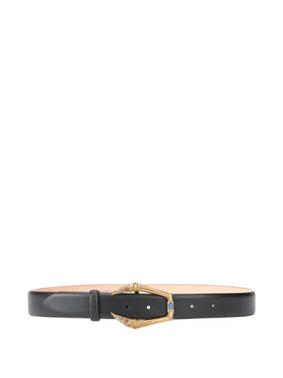 ROBERTO CAVALLI EMBELLISHED-BUCKLE BELT