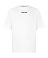 Roberto Cavalli Embroidered Logo T-shirt In White