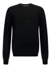 Roberto Cavalli Embroidered Wool Sweater In Black
