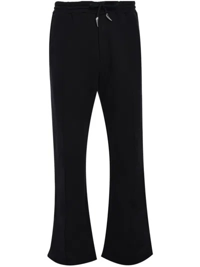 Roberto Cavalli Essential Fleece Track Pants In Black