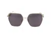 Roberto Cavalli Sunglasses In Rose' Gold Polished Total