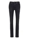 Roberto Cavalli Faded Skinny Jeans In Black