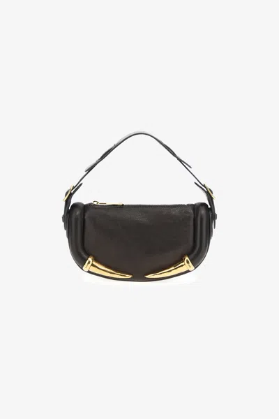 Roberto Cavalli Fang Bag Shoulder Bag In Black