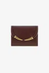Roberto Cavalli Fang Closure Wallet In Brown