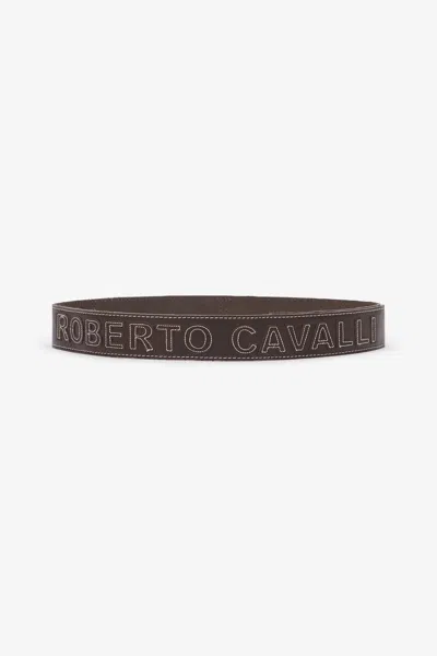 Roberto Cavalli Fashion Belt In Red