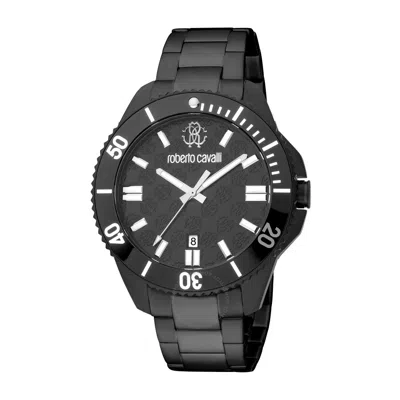 Roberto Cavalli Fashion Watch Quartz Black Dial Men's Watch Rc5g013m0115