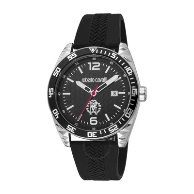 Roberto Cavalli Fashion Watch Quartz Black Dial Men's Watch Rc5g018p0035