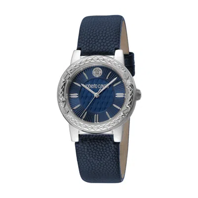Roberto Cavalli Fashion Watch Quartz Blue Dial Ladies Watch Rc5l033l0015