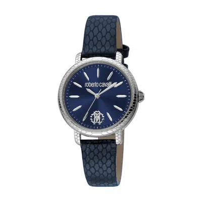 Roberto Cavalli Fashion Watch Quartz Blue Dial Ladies Watch Rc5l034l0015