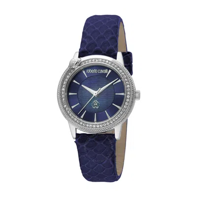 Roberto Cavalli Fashion Watch Quartz Blue Dial Ladies Watch Rc5l037l0015