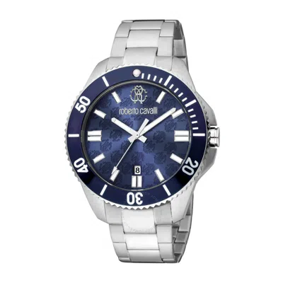 Roberto Cavalli Fashion Watch Quartz Blue Dial Men's Watch Rc5g013m0095