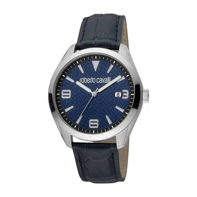 Roberto Cavalli Fashion Watch Quartz Blue Dial Men's Watch Rc5g048l0025