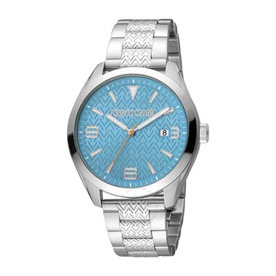 Roberto Cavalli Fashion Watch Quartz Blue Dial Men's Watch Rc5g048m0055