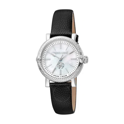 Roberto Cavalli Fashion Watch Quartz Ladies Watch Rv1l193l0011 In Black / Mop / Mother Of Pearl