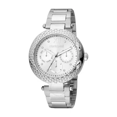 Roberto Cavalli Fashion Watch Quartz Silver Dial Ladies Watch Rc5l005m0045