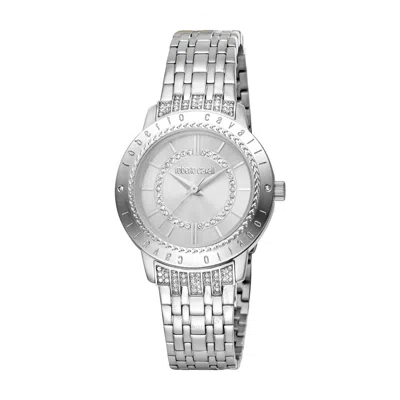 Roberto Cavalli Fashion Watch Quartz Silver Dial Ladies Watch Rc5l030m0045