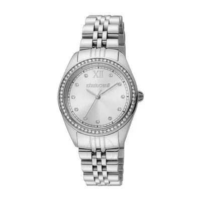 Roberto Cavalli Fashion Watch Quartz Silver Dial Ladies Watch Rc5l036m0045
