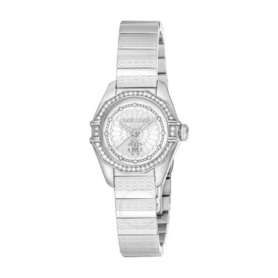 Roberto Cavalli Fashion Watch Quartz Silver Dial Ladies Watch Rc5l054m0045