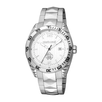 Roberto Cavalli Fashion Watch Quartz Silver Dial Men's Watch Rc5g018m0055