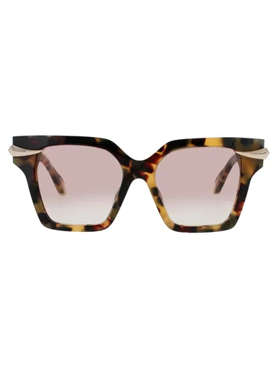 Roberto Cavalli Fashion-forward Unisex Mini Sunglasses In Brown