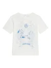 Roberto Cavalli Feline-print T-shirt In White