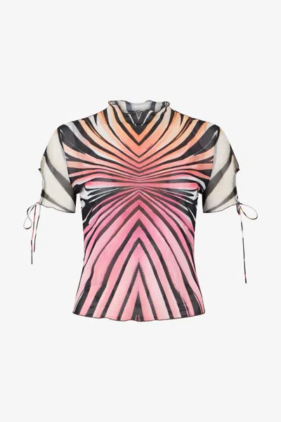 Roberto Cavalli - Female Blouses & Tops Coral 44 In Multi