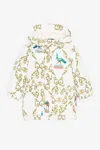 Roberto Cavalli Filigree Circus-print Padded Coat In White
