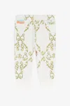 Roberto Cavalli Filigree-print Cotton Track Pants In White