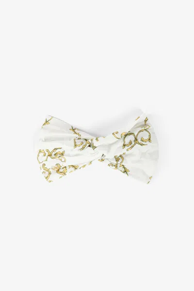 Roberto Cavalli Filigree-print Twist Headband