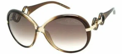 Pre-owned Roberto Cavalli Fiordaliso Rc 519s 53f Women's 60mm Tortoise Gradient Sunglasses In Brown