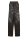 Roberto Cavalli Five-pockets Jeans In Black