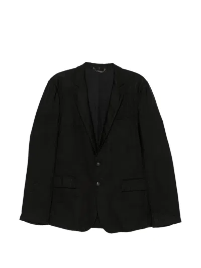 Roberto Cavalli Flap-pocket Blazer In Black