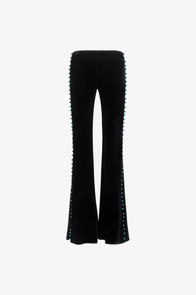 Roberto Cavalli Flare Black Trousers
