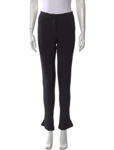 Pre-owned Roberto Cavalli Flared Pants In Black