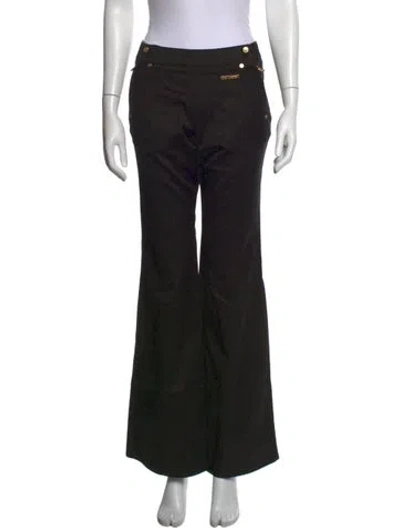Pre-owned Roberto Cavalli Flared Pants In Black