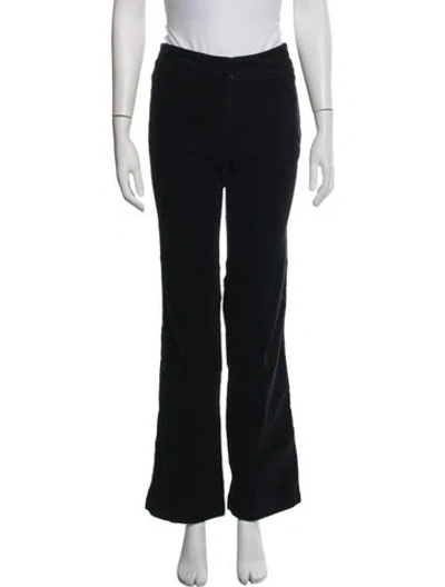 Pre-owned Roberto Cavalli Flared Pants In Black