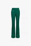 Roberto Cavalli Flared Trousers In Green