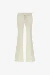 Roberto Cavalli Flared Trousers In White