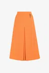 Shop Roberto Cavalli Rock In A-linie In Orange